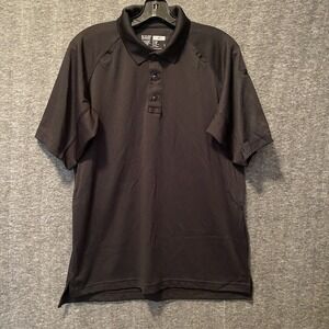 511 Tactical Polo Shirt‎ Mens Medium Black Performance Short Sleeve Utility Work